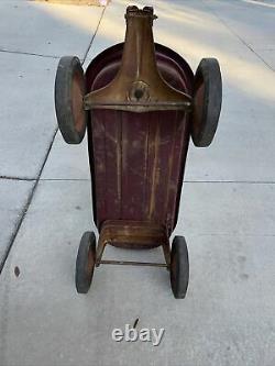 Fabulous 1949 Vintage MERCURY Childs Metal Pull Wagon