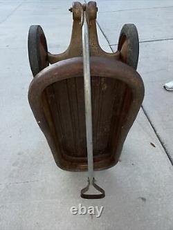 Fabulous 1949 Vintage MERCURY Childs Metal Pull Wagon