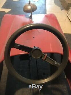 Fire Fighter Pedal Car No. 508 Vintage AMF Pressed Steel