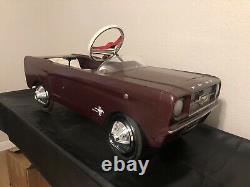 Ford Mustang Pedal Car Vintage 1964 1965 1966 AMF Junior Metal Mustang Toy