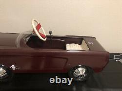 Ford Mustang Pedal Car Vintage 1964 1965 1966 AMF Junior Metal Mustang Toy