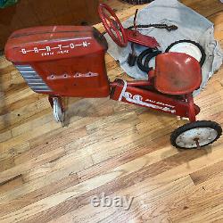 GARTON PEDAL TRACTOR Power X Battery Ball Bearing Vintage (needs Assembly)