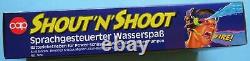 GERMAN Shout'N Shoot water gun VOICE CONTROLLED'93 vtg CAP Toys Shooter MISB