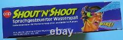 GERMAN Shout'N Shoot water gun VOICE CONTROLLED'93 vtg CAP Toys Shooter MISB