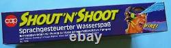 GERMAN Shout'N Shoot water gun VOICE CONTROLLED'93 vtg CAP Toys Shooter MISB