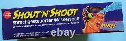 GERMAN Shout'N Shoot water gun VOICE CONTROLLED'93 vtg CAP Toys Shooter MISB