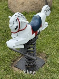 Game Time Saddle Mates horse playground ride cast aluminum complete spring plate