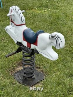 Game Time Saddle Mates horse playground ride cast aluminum complete spring plate