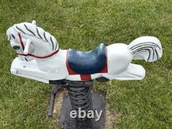 Game Time Saddle Mates horse playground ride cast aluminum complete spring plate
