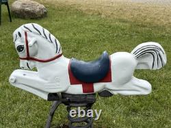 Game Time Saddle Mates horse playground ride cast aluminum complete spring plate