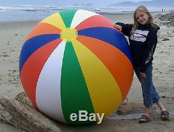 Giant Vintage 72 D & L TOYS Inflatable12 Panel `Embossed` BEACH BALL Huge Pool