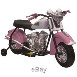 Giggo Toys Little Vintage 6V Battery Powered Indian Motorcycle Pink