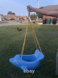 HTF RARE Vintage Step 2 Dolphin BabyToddler SwingMade In The USA