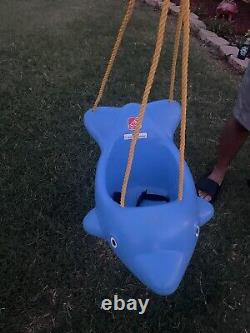 HTF RARE Vintage Step 2 Dolphin BabyToddler SwingMade In The USA