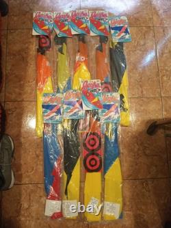 HUGE Vintage 9 Gayla Aero Kite's NOS 1980s Toy 4ft Wing Store Keel Lot Prop