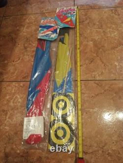 HUGE Vintage 9 Gayla Aero Kite's NOS 1980s Toy 4ft Wing Store Keel Lot Prop