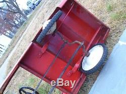 Hamilton Fire Patrol Jeep Dept. No. 9 Hose & Ladder Truck Pedal Car Vintage