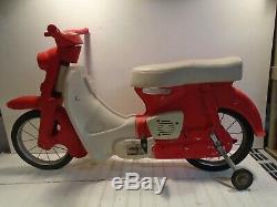 Honda 50 Pedal Motorcycle Vintage 1960s Irwin