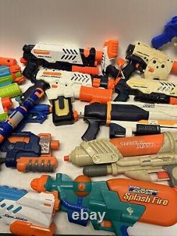 Huge lot Of 18 Vintage Larami Super Soaker Squirt Water Guns