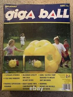 Inflatable Jumbo Gigaball Jumbo 51 NEW IN BOX Yellow Outdoor