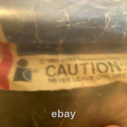 Intex The Wet Set Pool 48 inch Canoe 59394 Inflatable Ride On Toy 1985 Vintage