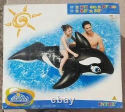 Intex Vintage Whale Ride On 2006 #58561 Large 83 X 38 New in Box