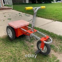 Irish Mail Hand Car Buckley Mfg Chicago 1950s Vintage Chain Drive Pedal Car