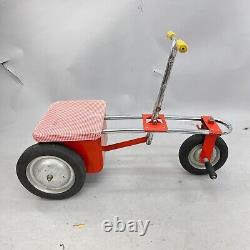 Irish Mail Hand Car Buckley Mfg Chicago 1950s Vintage Chain Drive Pedal Car