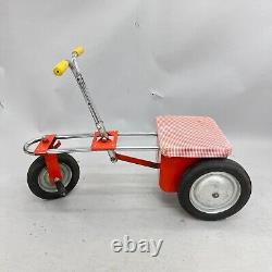 Irish Mail Hand Car Buckley Mfg Chicago 1950s Vintage Chain Drive Pedal Car