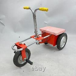 Irish Mail Hand Car Buckley Mfg Chicago 1950s Vintage Chain Drive Pedal Car