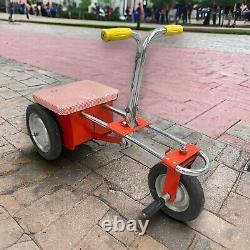 Irish Mail Hand Car Buckley Mfg Chicago 1950s Vintage Chain Drive Pedal Car