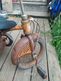 JUNIOR BRAND Vintage Metal Child's Tricycle 1940's -50's