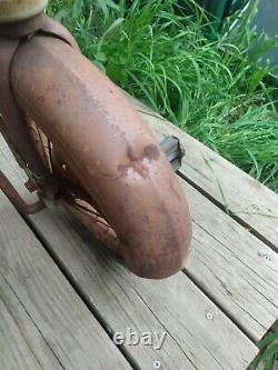 JUNIOR BRAND Vintage Metal Child's Tricycle 1940's -50's