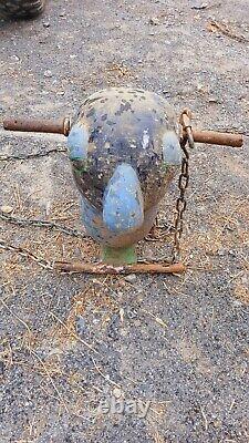 J. E. Burke Co. 33' x21 Cast Iron Worm Playground Toy