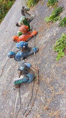J. E. Burke Co. 33' x21 Cast Iron Worm Playground Toy