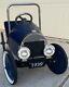 Jalopy Pedal Car Vintage Old Pressed Steel Blue Beautifully Restored MUST HAVE