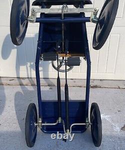 Jalopy Pedal Car Vintage Old Pressed Steel Blue Beautifully Restored MUST HAVE