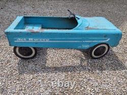 Jet Sweep All Original Sears 501 Peddle Car Vintage Blue