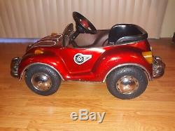Junior Sportsters Metal Pedal Car VW Bug Red TS-110 Vintage Shape Works original