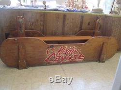 Kiddie Cayuse Vintage Original Wooden Playground Ride / Swinging / Glider / Toy