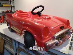 Kingsbury T-Bird Pedal Car Vintage 1970s SUPER RARE Ford Thunderbird