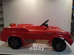 Kingsbury T-Bird Pedal Car Vintage 1970s SUPER RARE Ford Thunderbird