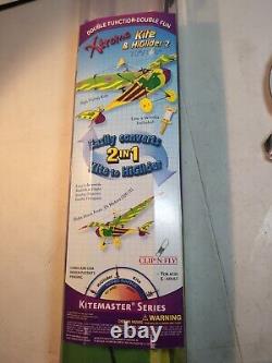 Kite, Plane 3D Double Function Glider 70 2 in 1 Single Line Vintage NOS Rare
