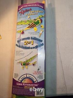Kite, Plane 3D Double Function Glider 70 2 in 1 Single Line Vintage NOS Rare