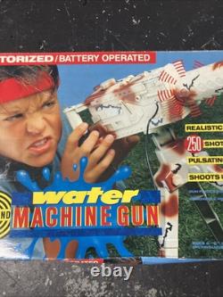 Larami water machine gun sound 1991 vintage toy in box