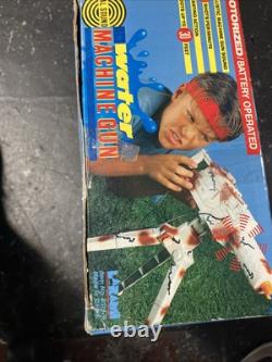 Larami water machine gun sound 1991 vintage toy in box