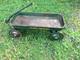 Large Vintage 1950's Atomic Speedster Green Yellow Wagon Metal USA Complete