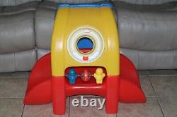 Little Tikes Peek A Boo Tunnel Bridge Red Blue Yellow Baby Toddler Vtg RARE HTF