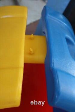 Little Tikes Peek A Boo Tunnel Bridge Red Blue Yellow Baby Toddler Vtg RARE HTF