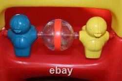 Little Tikes Peek A Boo Tunnel Bridge Red Blue Yellow Baby Toddler Vtg RARE HTF